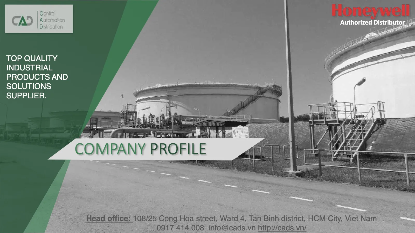 Trang bìa hồ sơ năng lực CAD