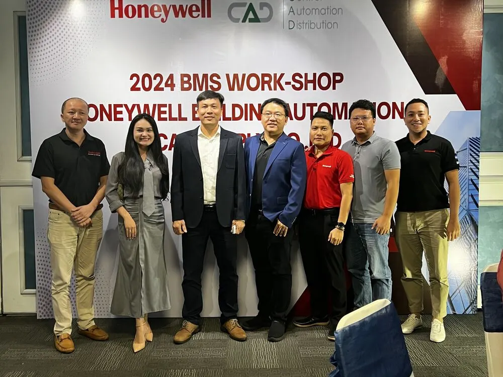 Đội ngũ CAD cùng đại diện Honeywell tại hội thảo BMS 2024